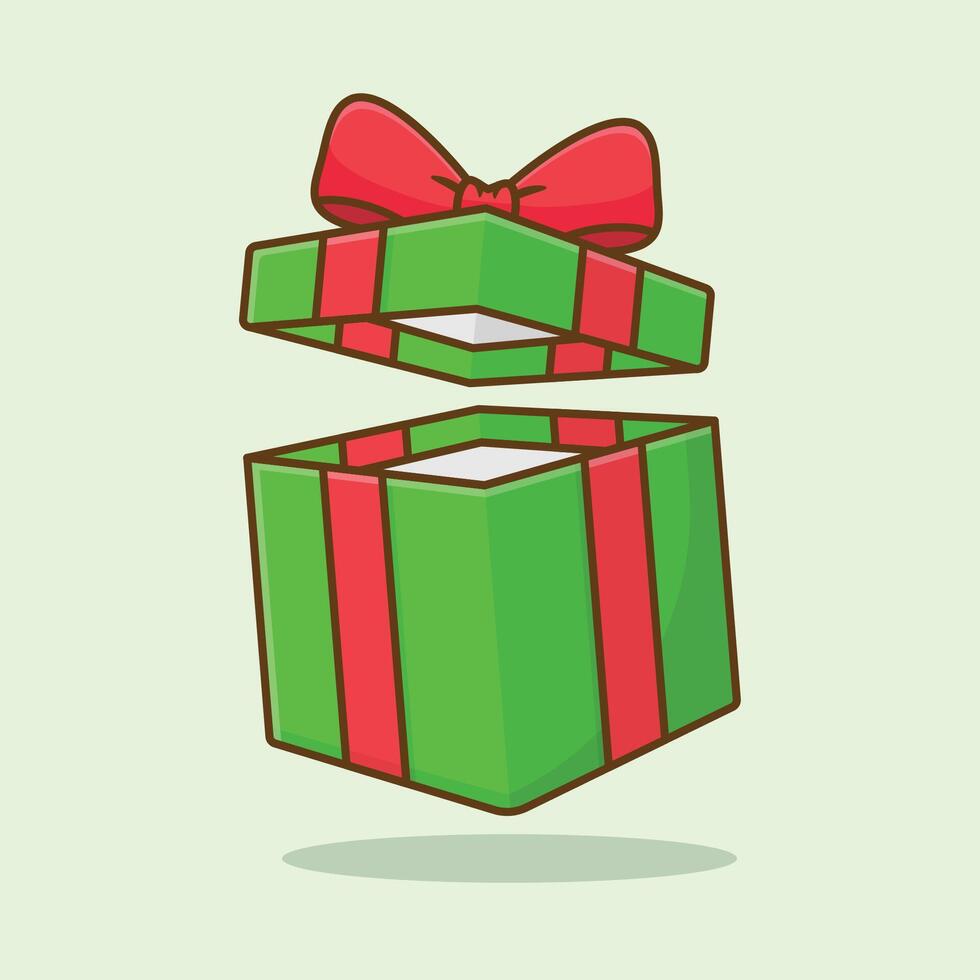 free vector cartoon box gift art design collection