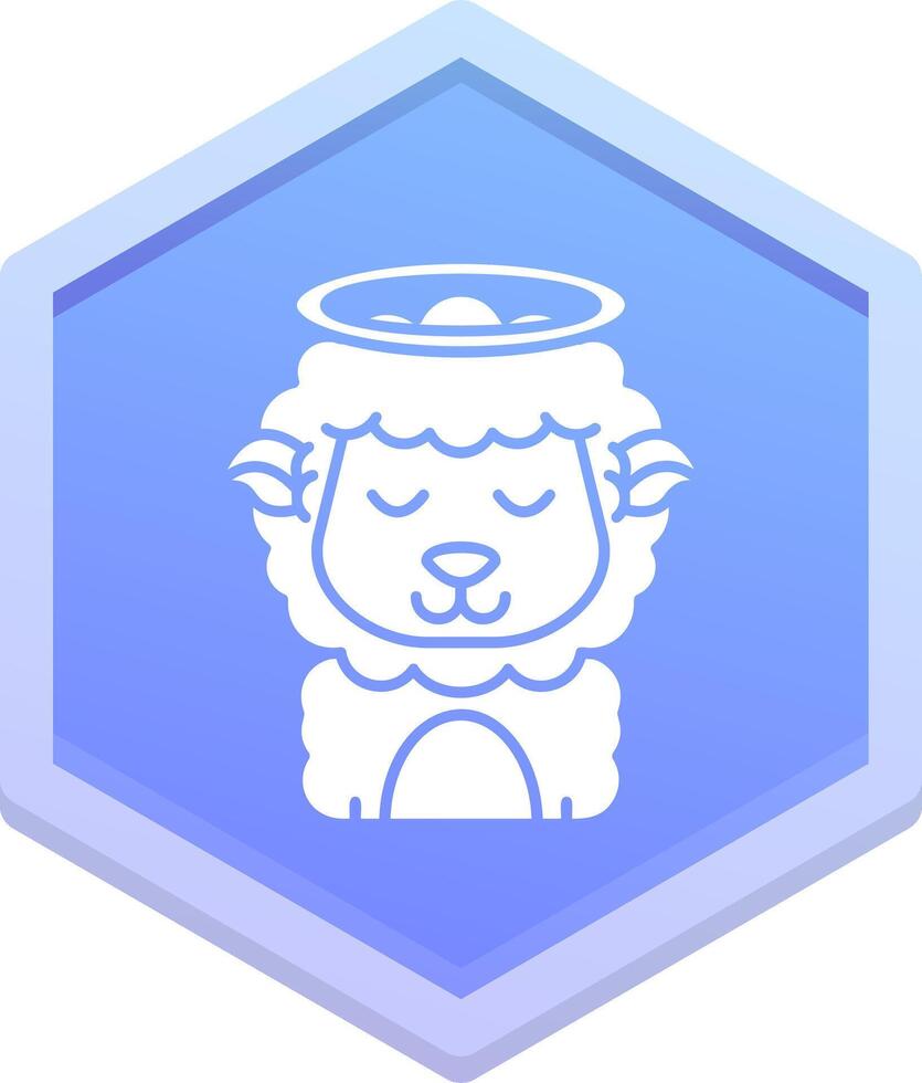 Angel Polygon Icon vector