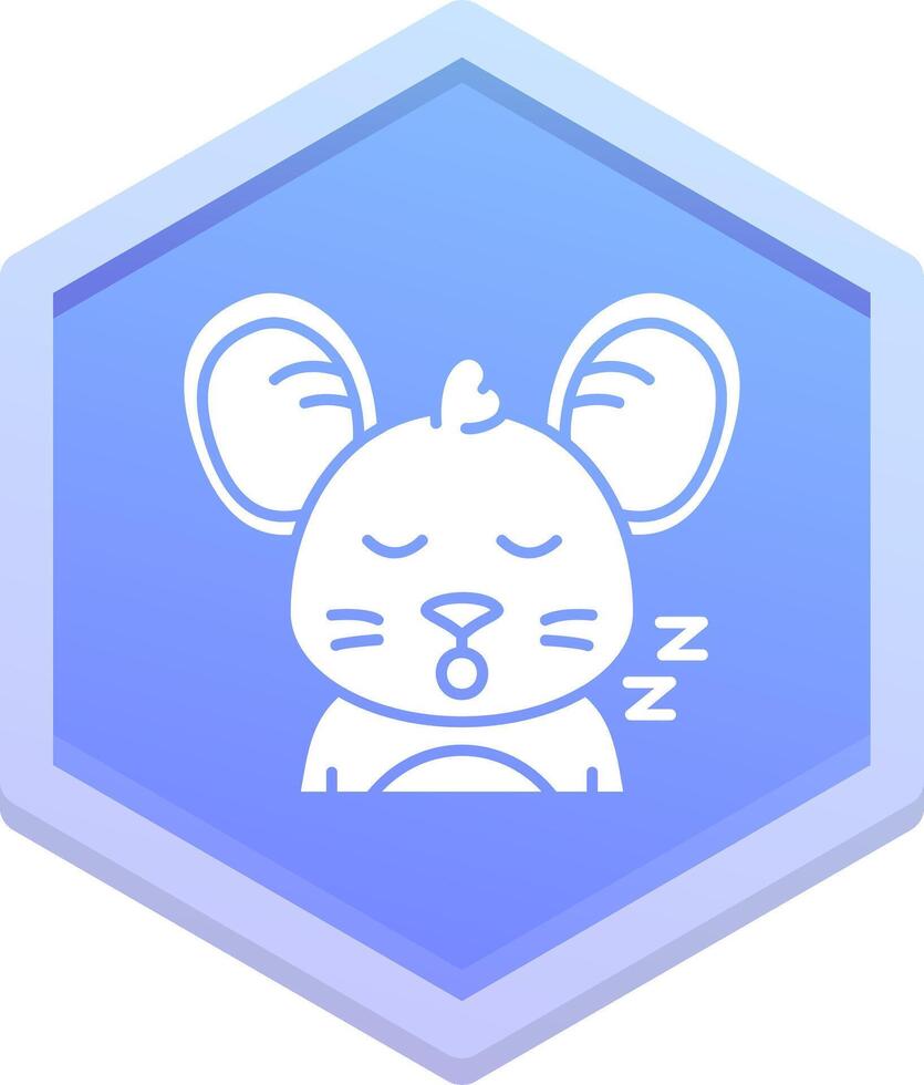 Sleep Polygon Icon vector