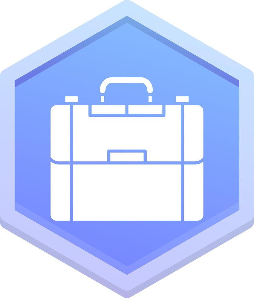 Briefcase Polygon Icon vector