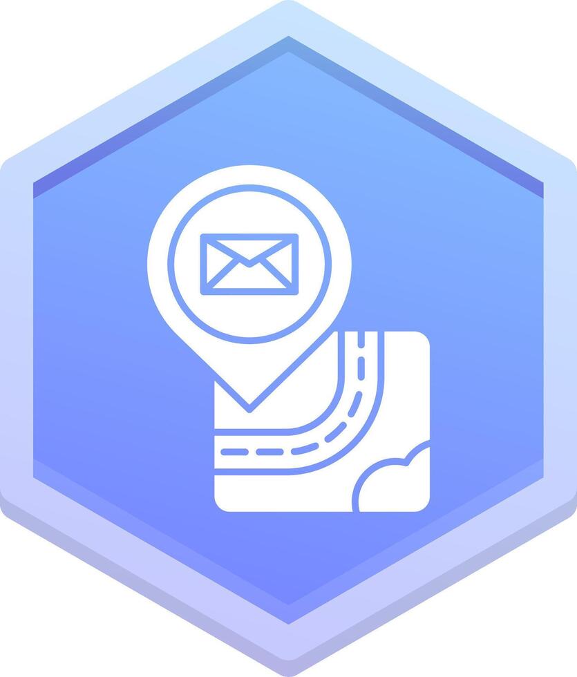 Email Polygon Icon vector