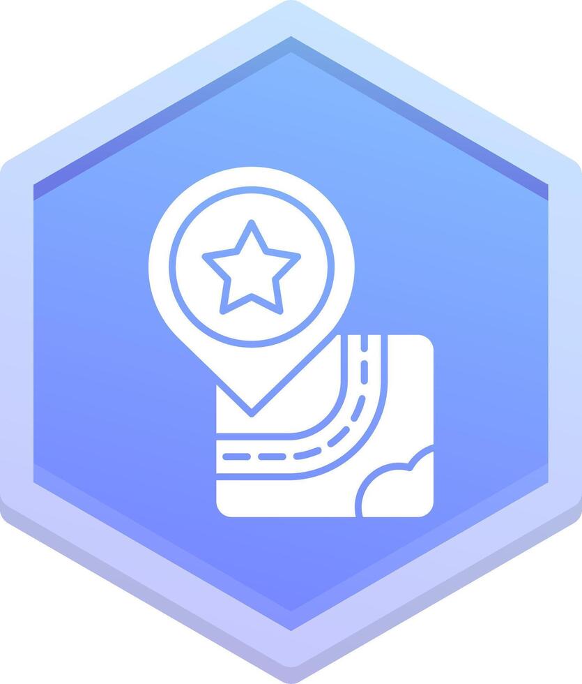 Star Polygon Icon vector