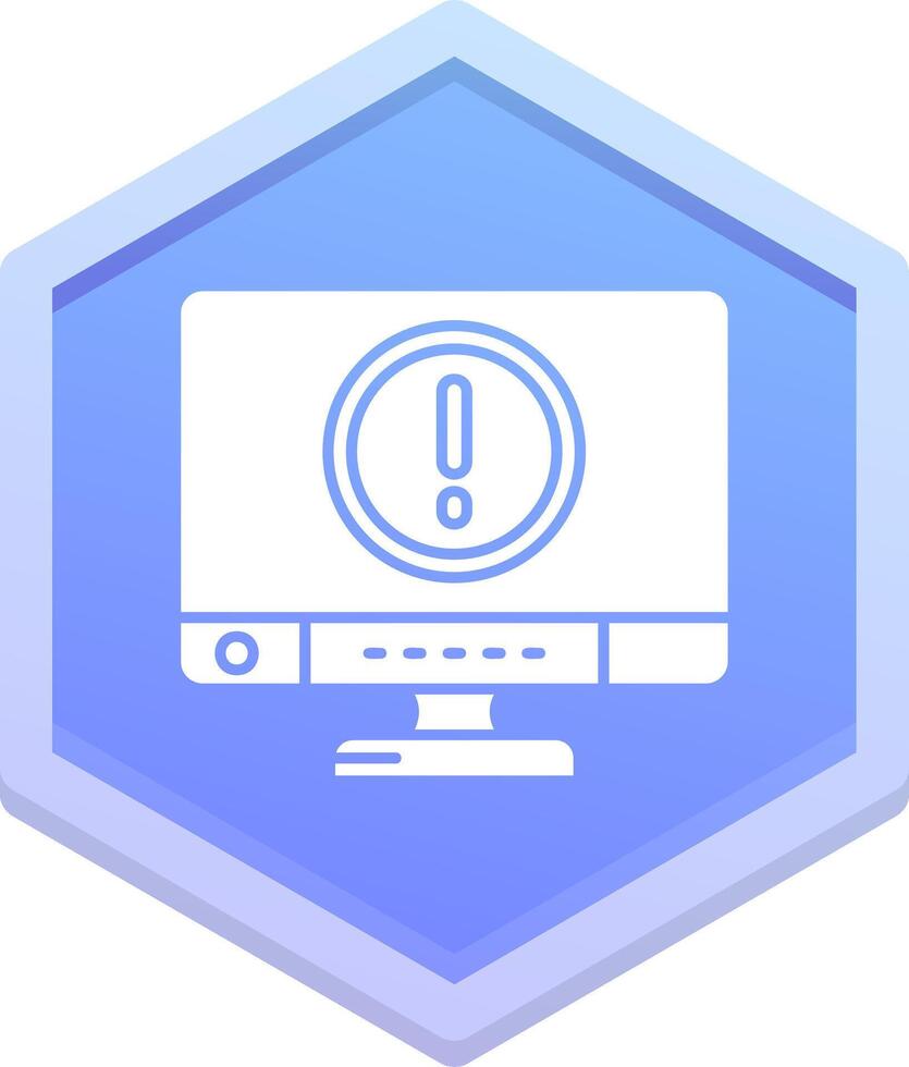 Error Polygon Icon vector