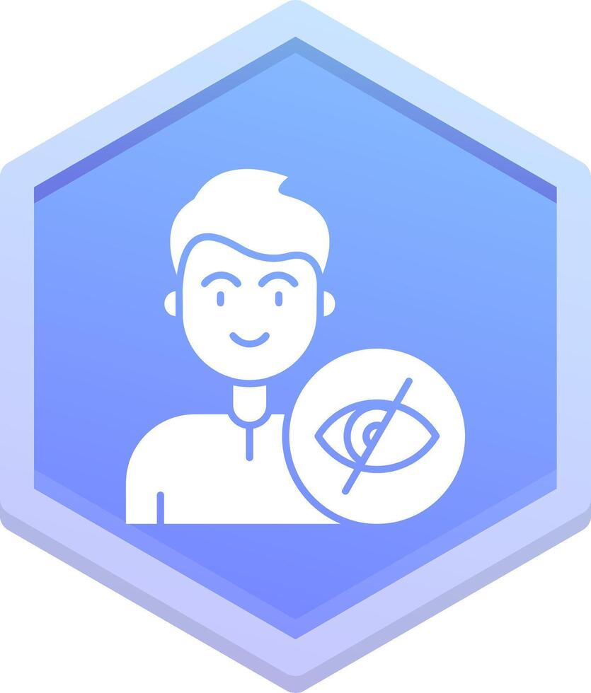 Disabled Polygon Icon vector