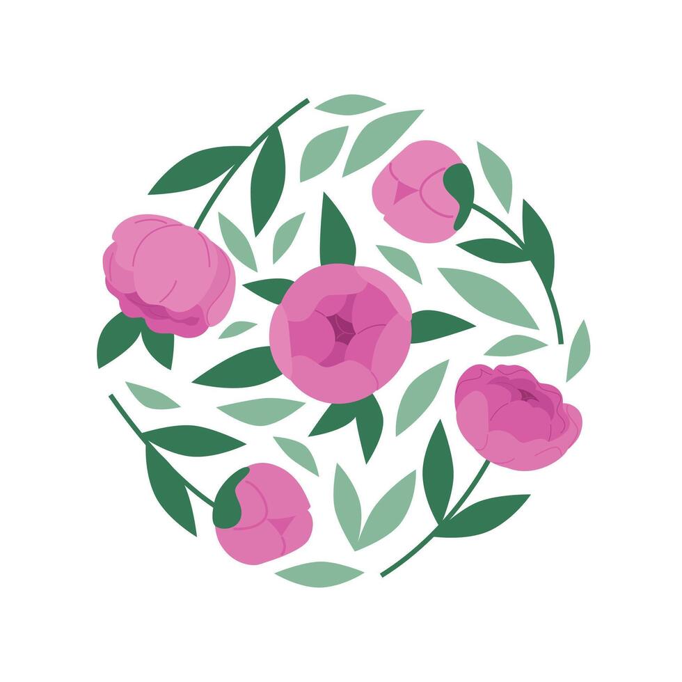 set of floral patterns white, green, black backgrounds vector