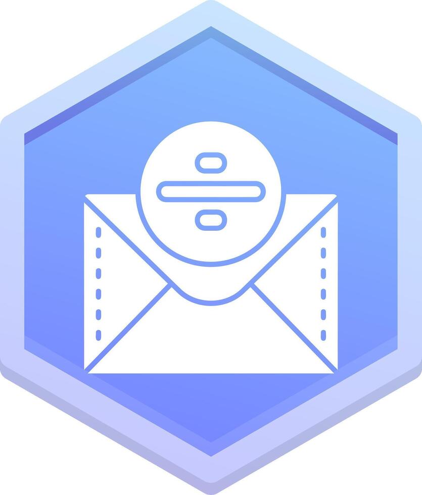 Divide Polygon Icon vector