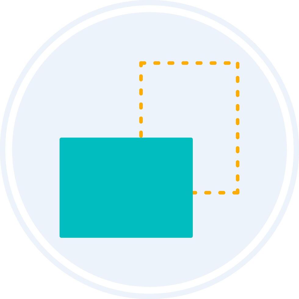 Transform Glyph Two Colour Circle Icon vector