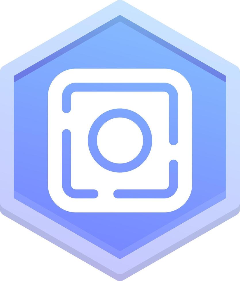 Dot Polygon Icon vector