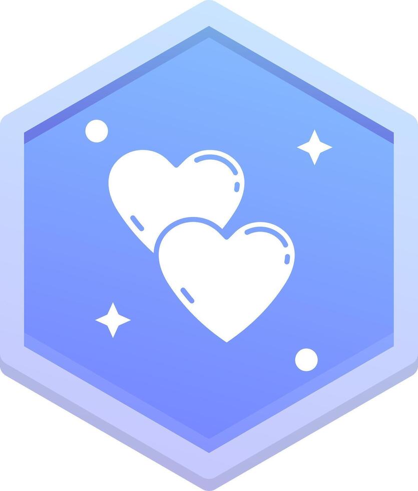 Love Polygon Icon vector