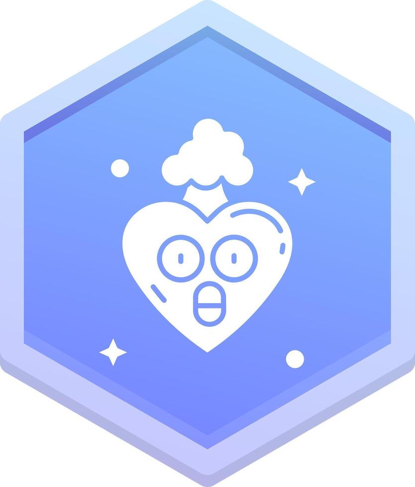 Exploding Polygon Icon vector