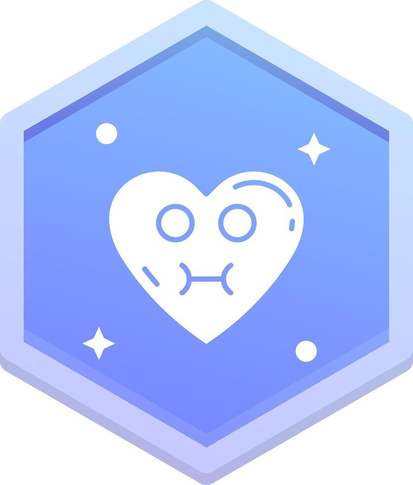 Sickness Polygon Icon vector