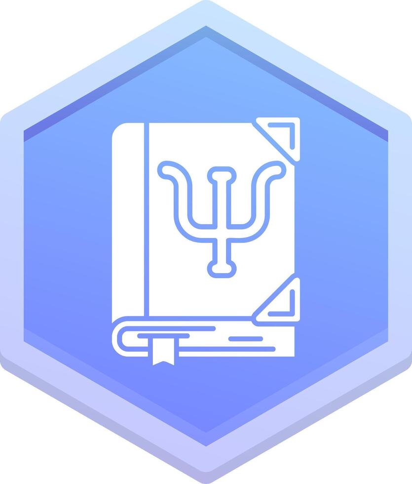 Psyhologist Polygon Icon vector