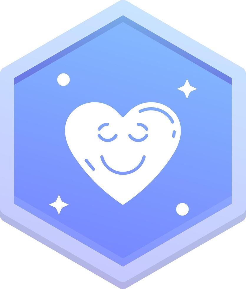 Relieved Polygon Icon vector