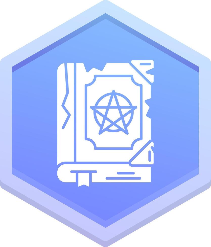 Magic book Polygon Icon vector