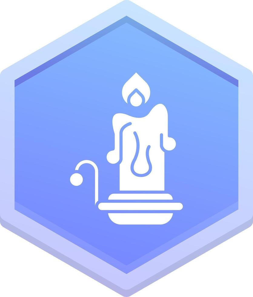 velas polígono icono vector