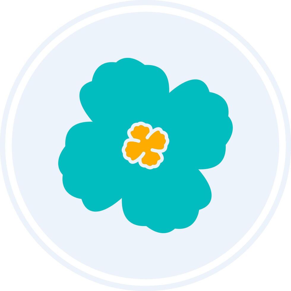 Violet Glyph Two Colour Circle Icon vector