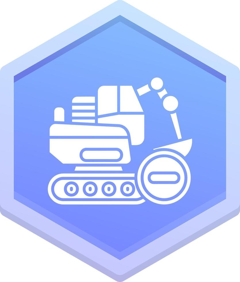 Construction Polygon Icon vector