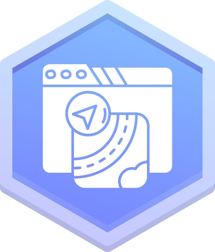 Gpu Polygon Icon vector
