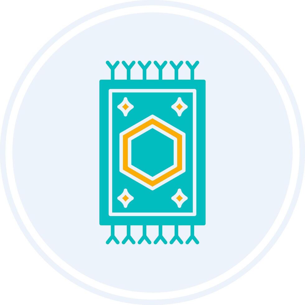 Carpet Glyph Two Colour Circle Icon vector