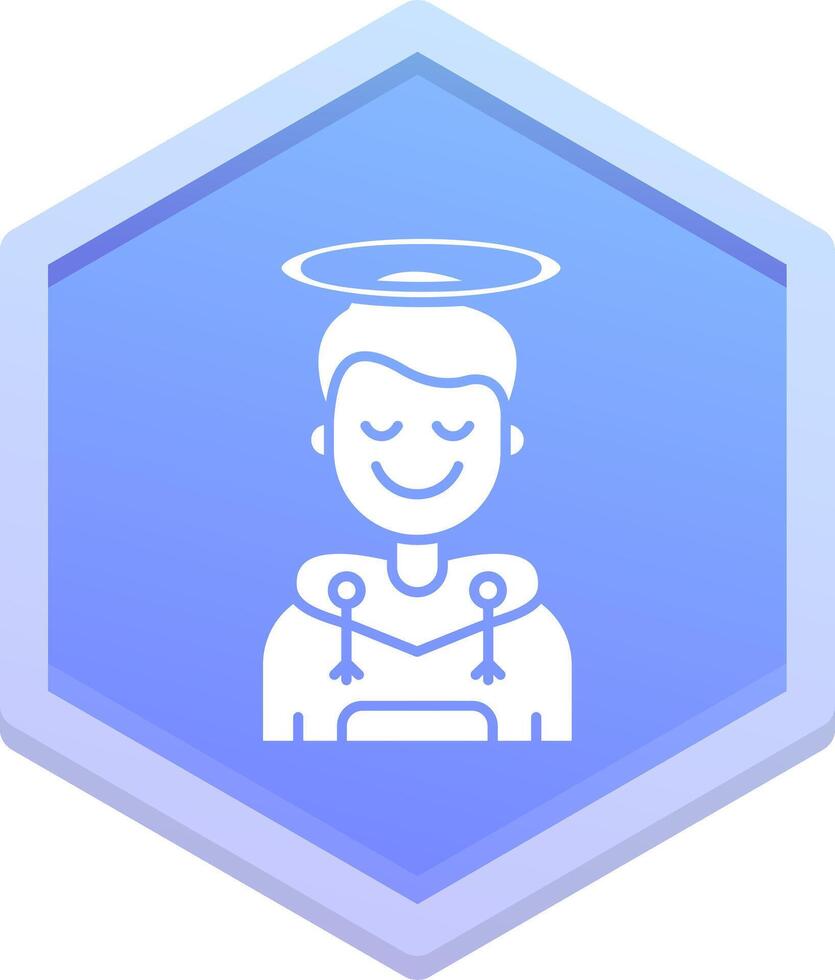 Angel Polygon Icon vector