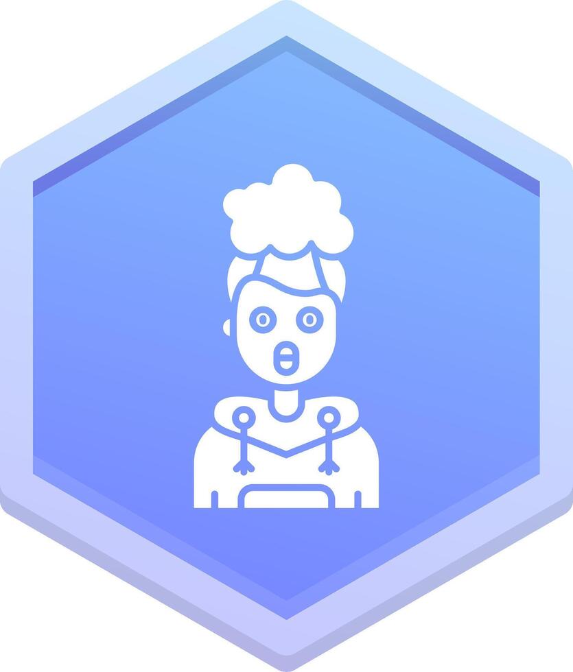 Exploding Polygon Icon vector