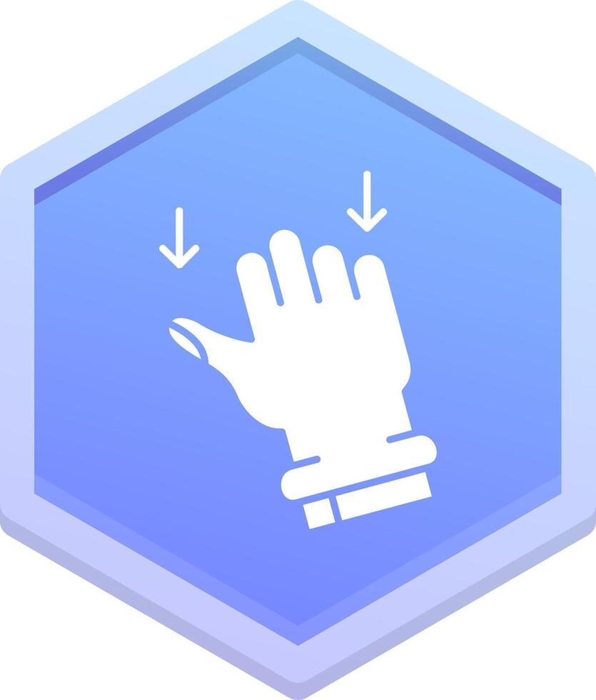 Drag Polygon Icon vector
