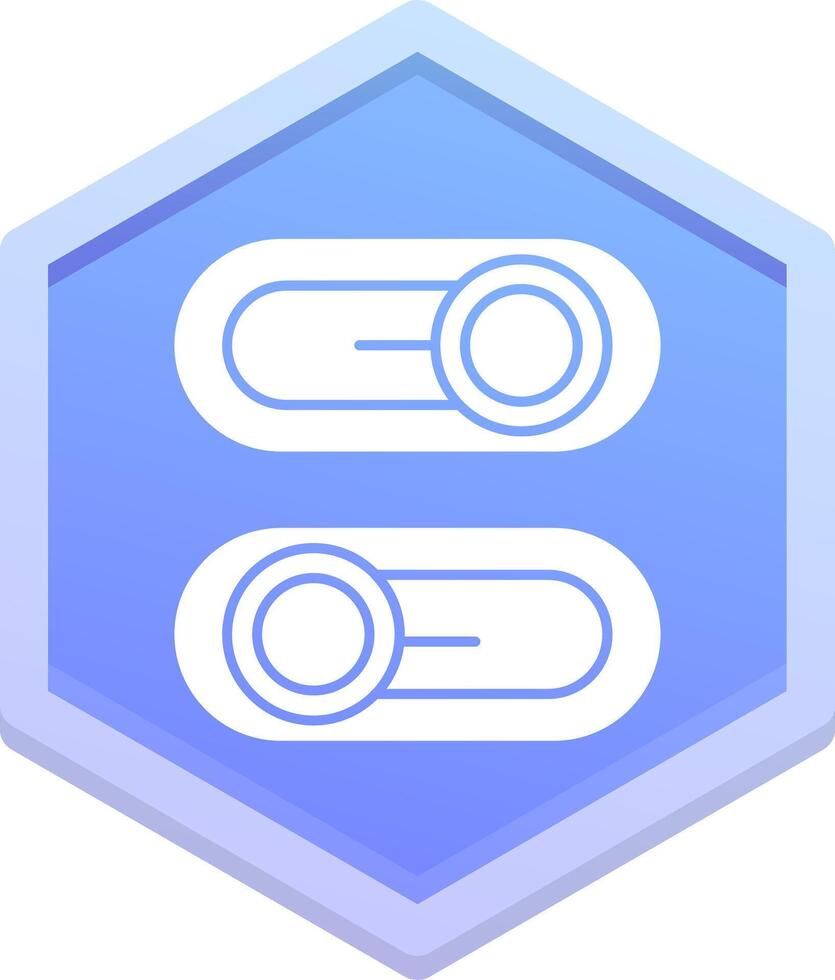 Switch Polygon Icon vector