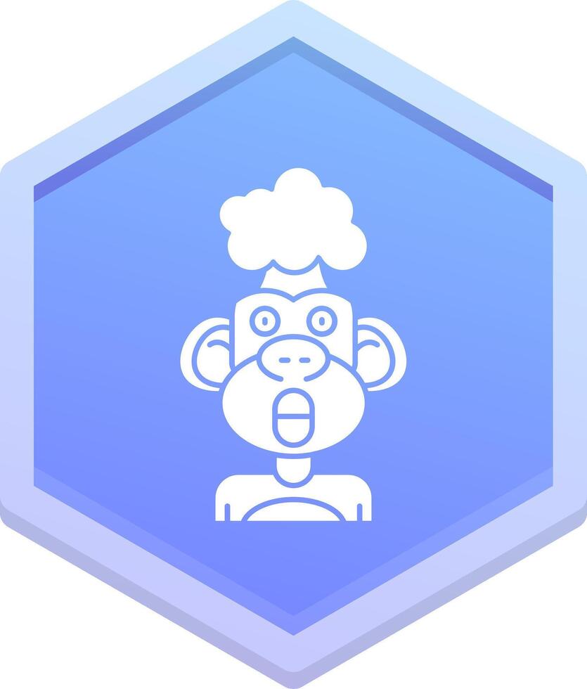 Exploding Polygon Icon vector