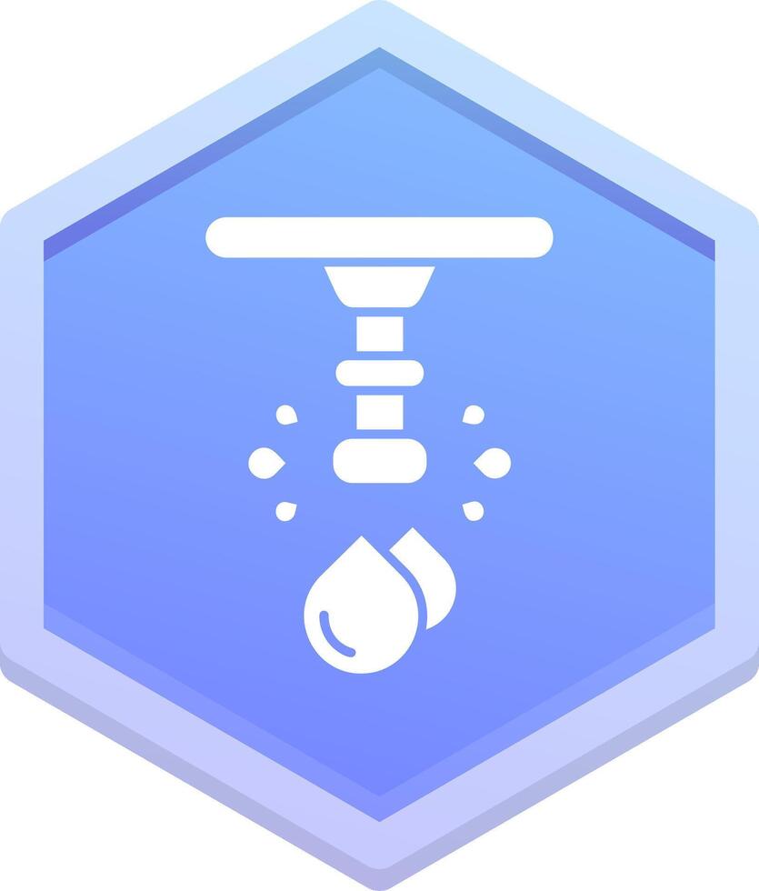 Water Polygon Icon vector