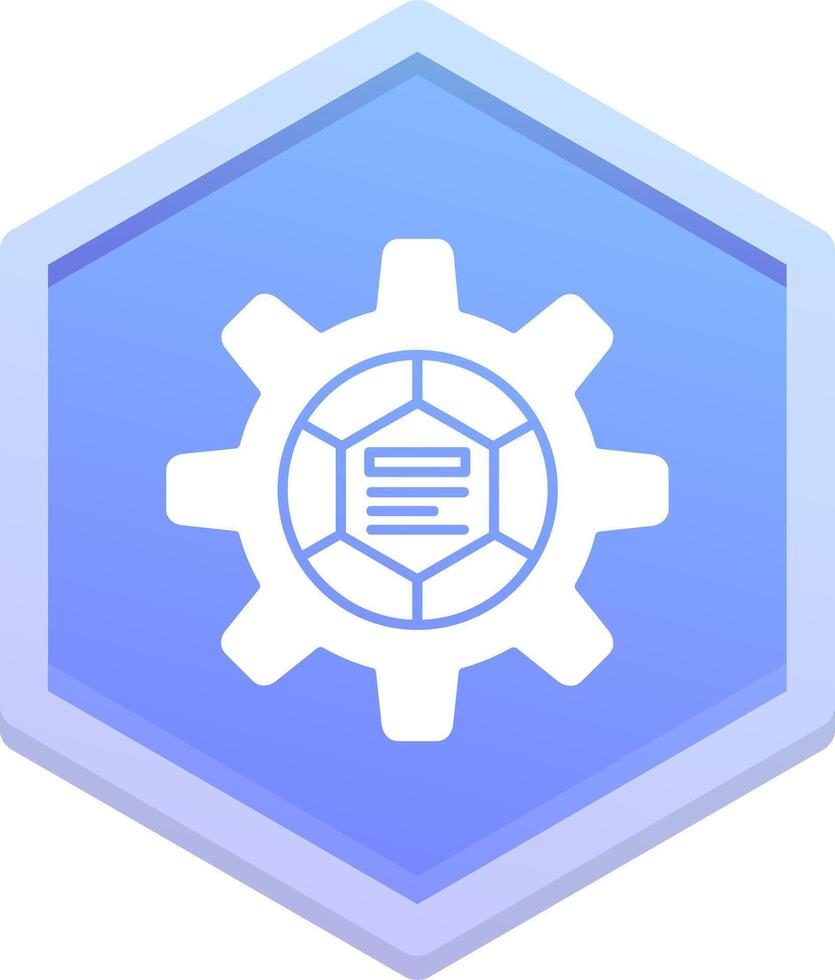 Infographic elements Polygon Icon vector
