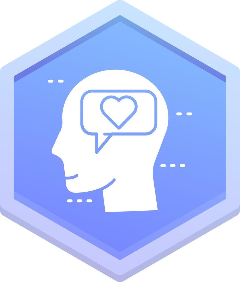 Dialog Polygon Icon vector