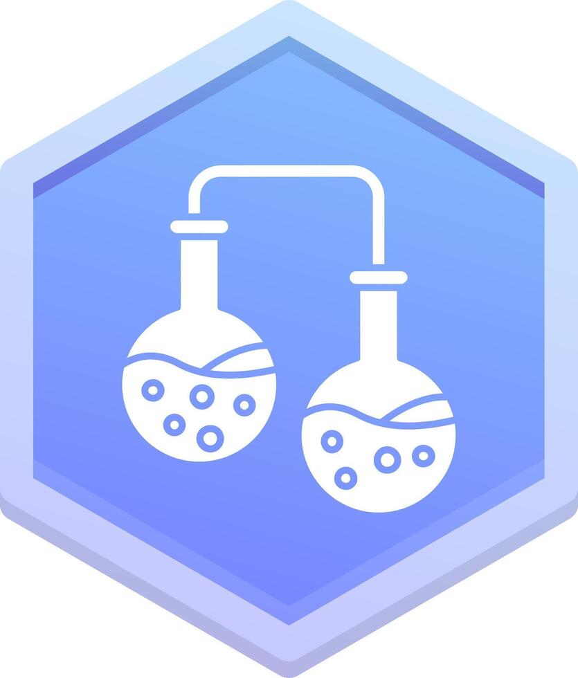 Experiment Polygon Icon vector