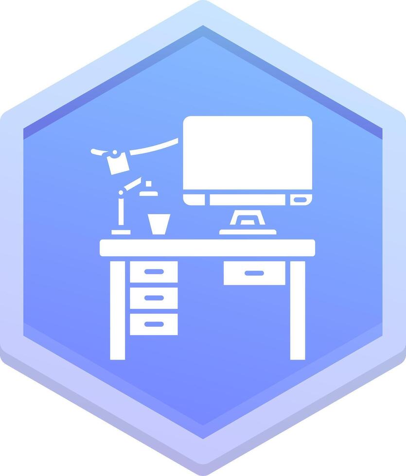 Workspace Polygon Icon vector