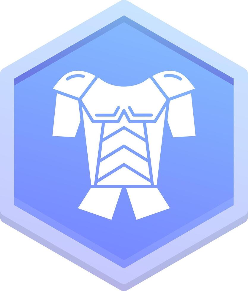 Armor Polygon Icon vector
