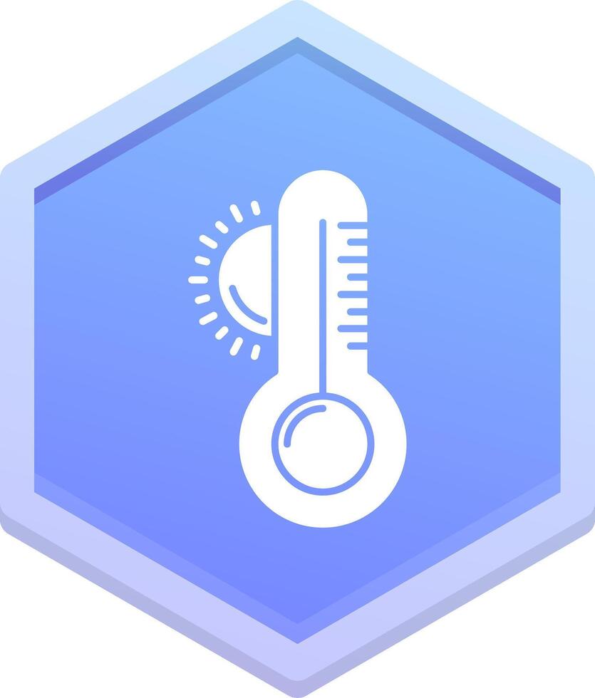 Weather Polygon Icon vector