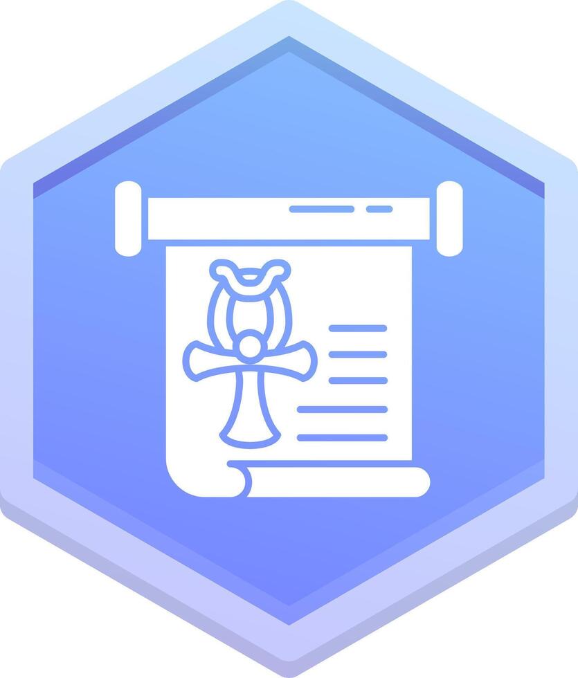 History Polygon Icon vector
