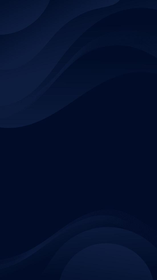 Abstract background dark blue color with wavy lines and gradients is a versatile asset suitable for various design projects such as websites, presentations, print materials, social media posts vector