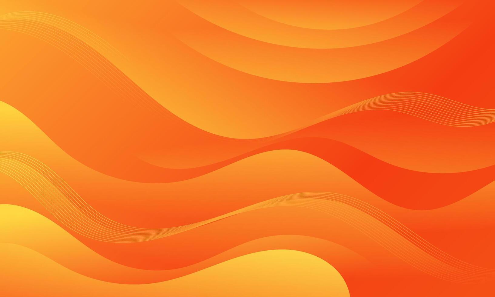 Abstract orange Background with Wavy Shapes. flowing and curvy shapes. This asset is suitable for website backgrounds, flyers, posters, and digital art projects. vector