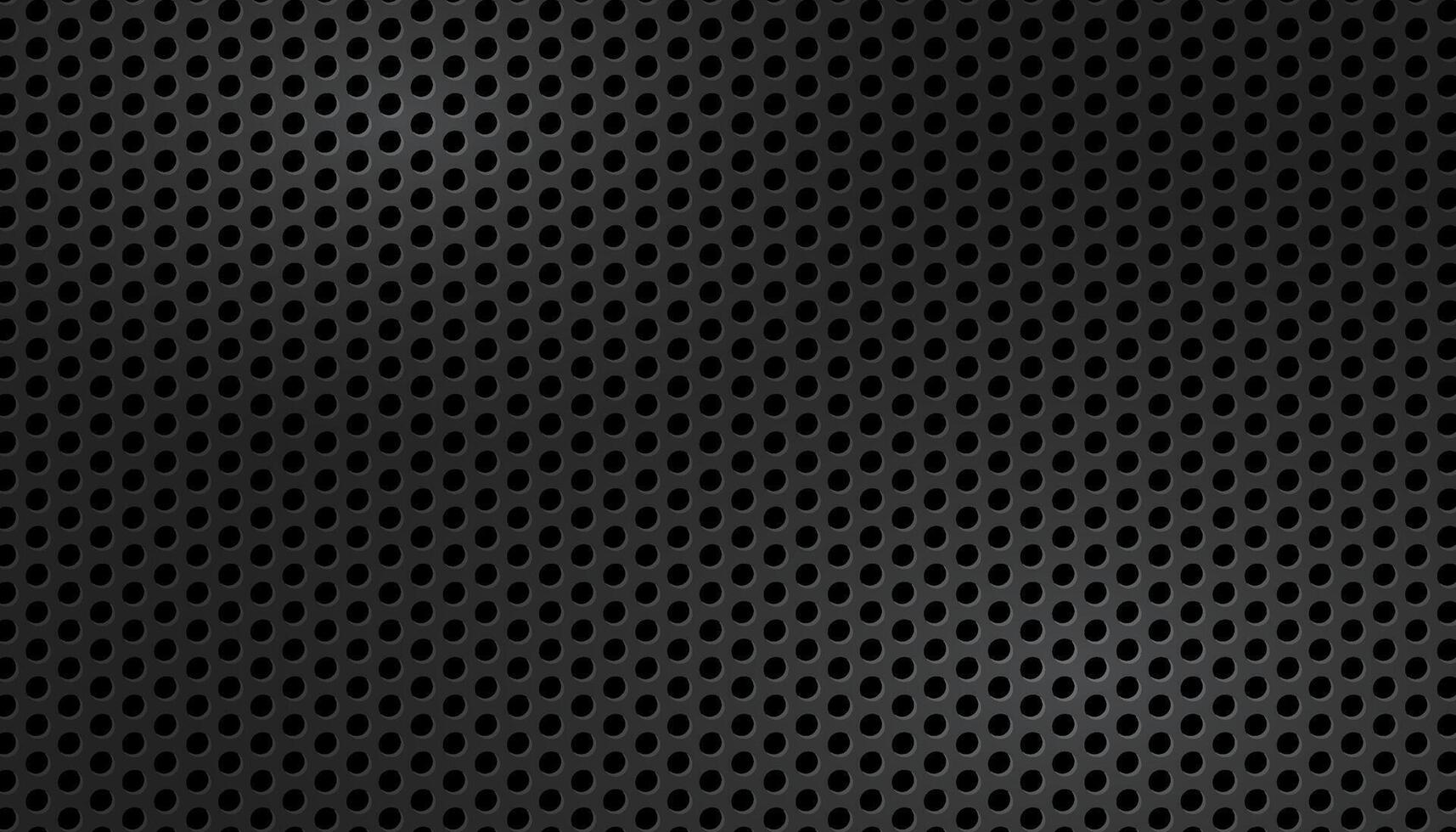 3d black circle grid background vector