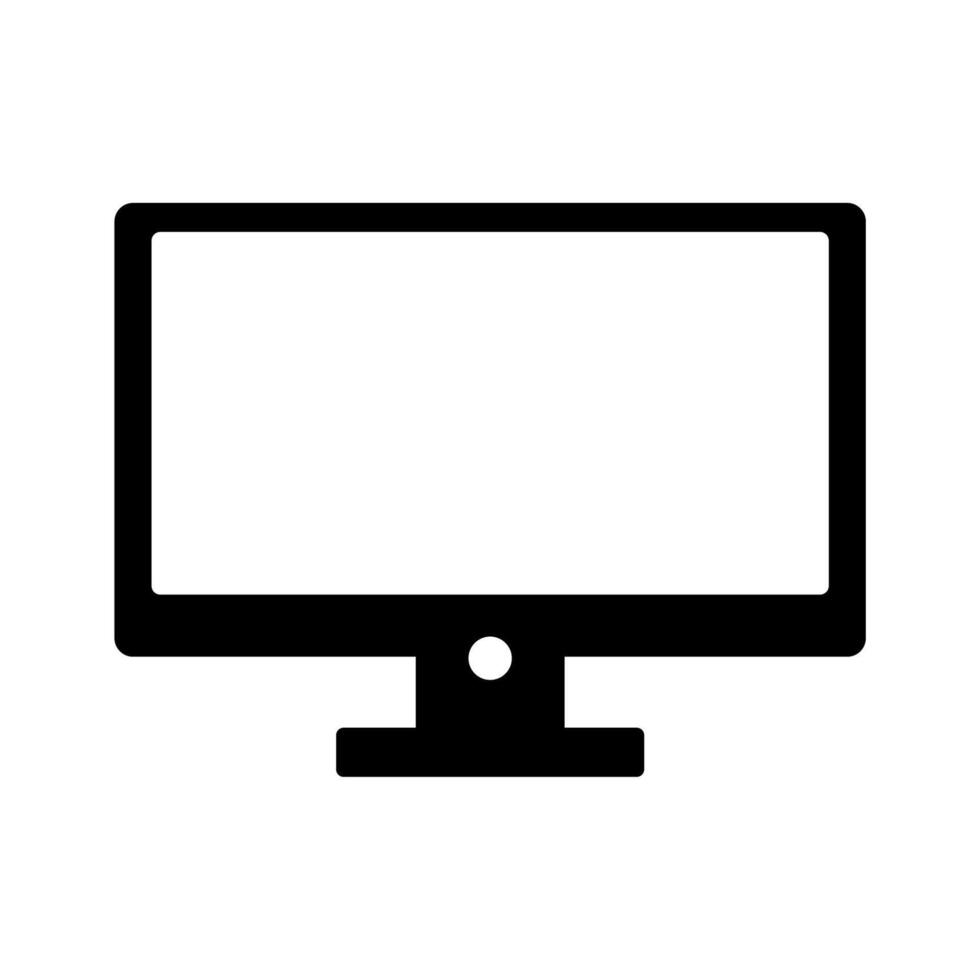 monitor icon design vector template