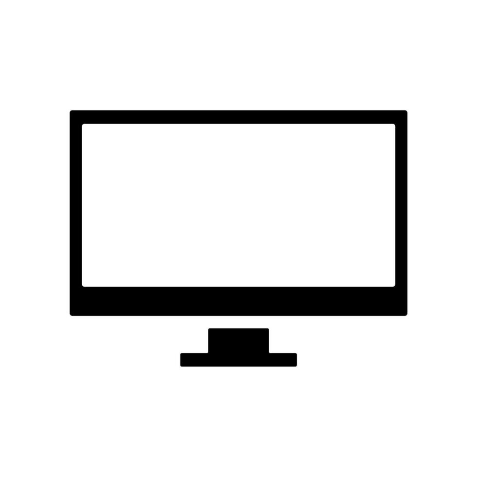 monitor icon design vector template