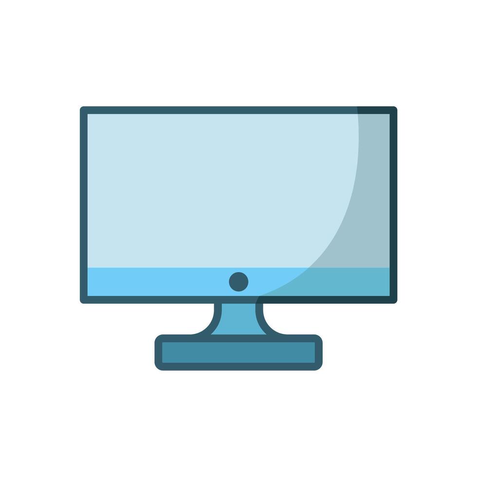 monitor icon design vector template