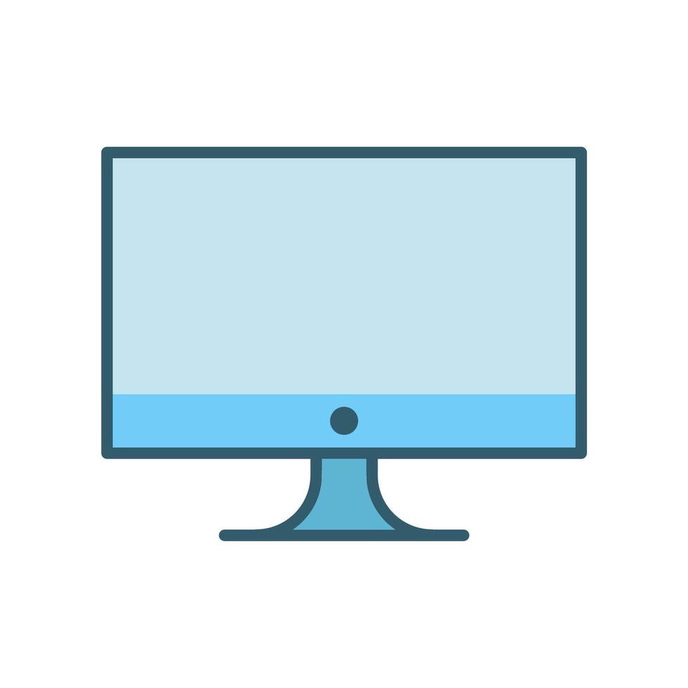 monitor icon design vector template