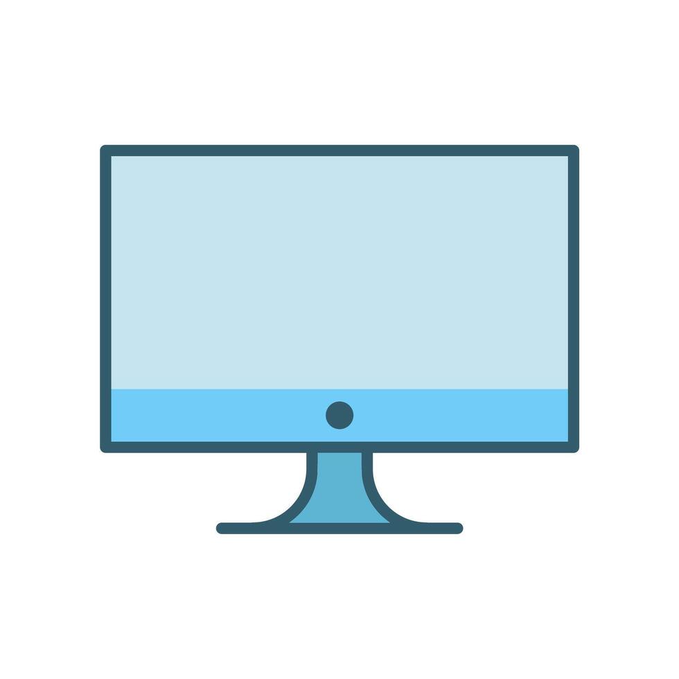 monitor icon design vector template