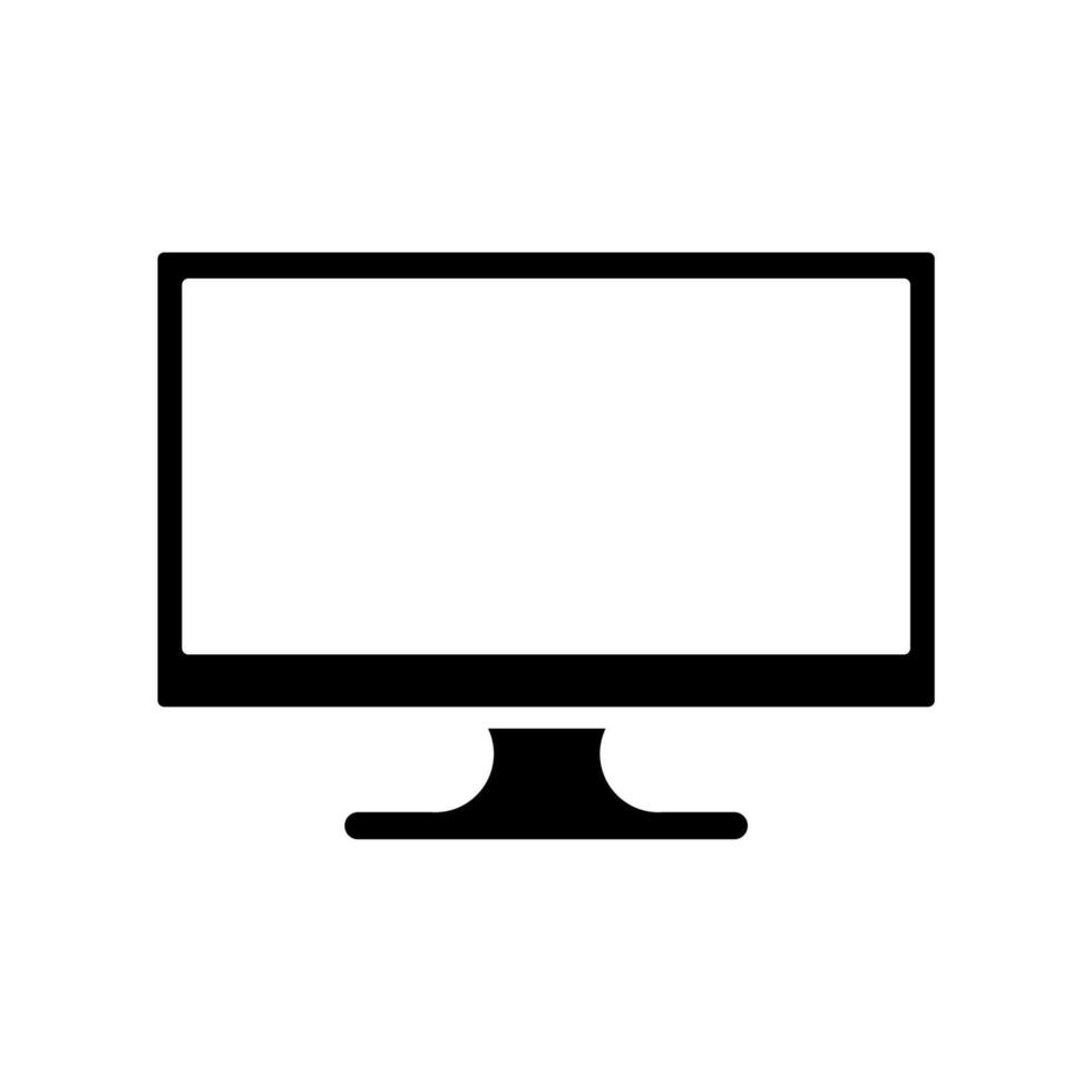 monitor icon design vector template