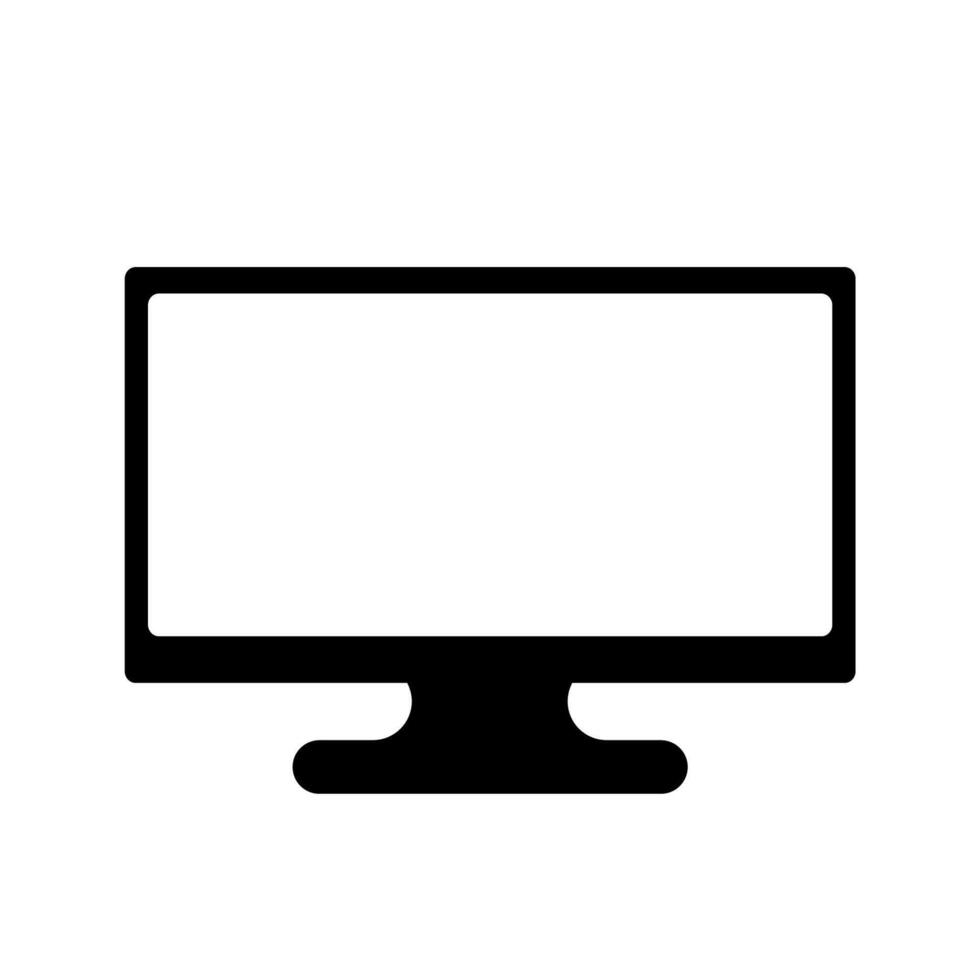 monitor icon design vector template