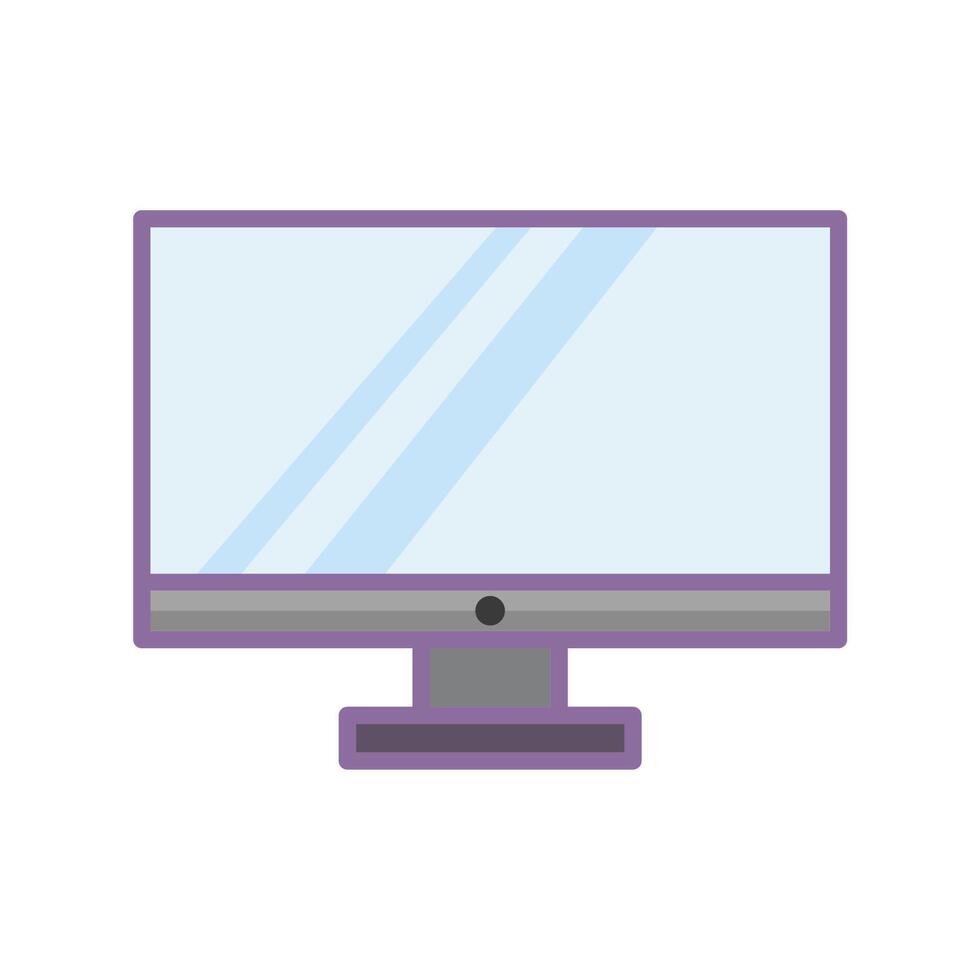 monitor icon design vector template