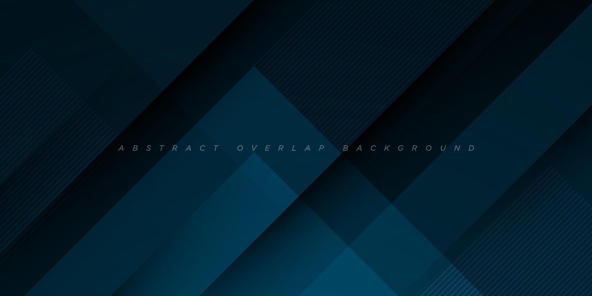 Modern geometric abstract background with overlap dark blue background design. Vector Eps10