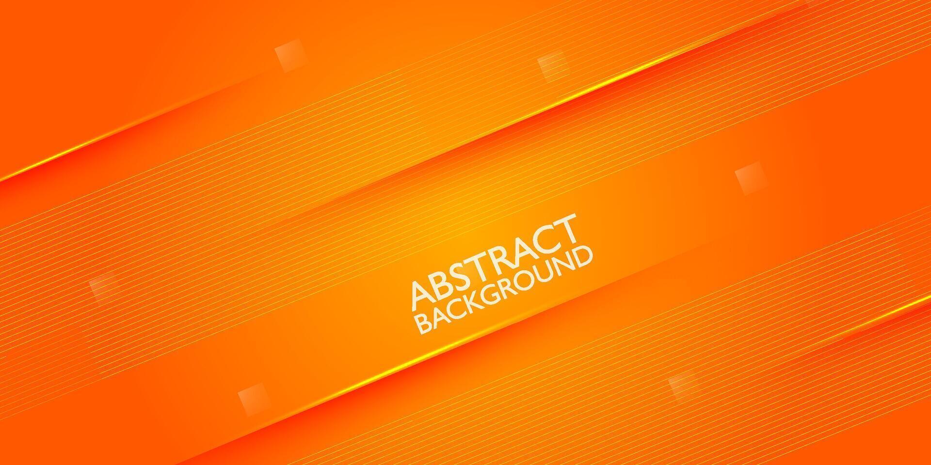 Modern abstract colorful orange gradient illustration background with 3d look and simple pattern. Cool design and luxury. Eps10 vector