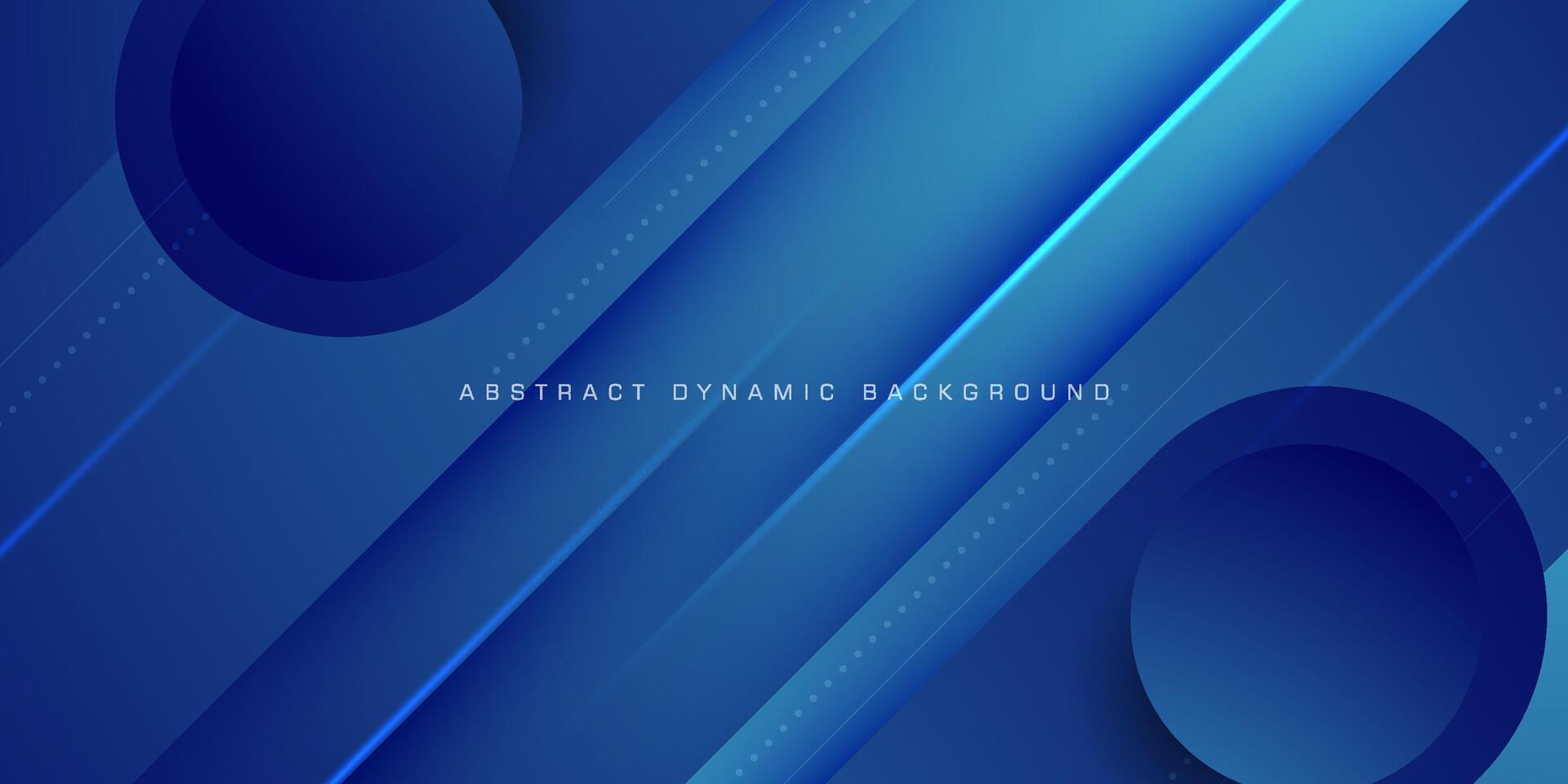 Abstract dynamic dark blue gradient illustration background with 3d look rectangle rounded simple shadow pattern. Futuristic design and luxury. Eps10 vector